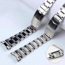 20mm Metal Bracelet Stainless Steel Watch Band Compatible with Rolex Submariner
