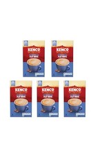 Kenco Flat White Instant Coffee Sachets s 8x14.8g (Pack of 5, Total 40 Sachets,