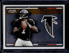2002 Pacific Exclusive Michael Vick Advantage #1 Falcons