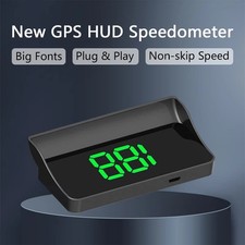 Digital HUD Speedometer MPH Car Head Up Display GPS Speed Meter Windscreen New