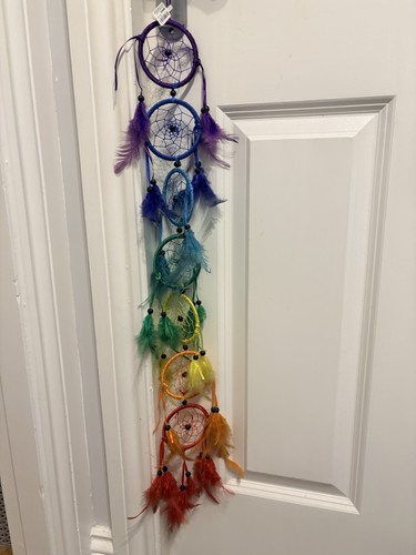 Multicoloured dream catcher - multicoloured,