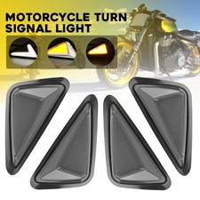 4Pcs Motorcycle Front LED Turn
