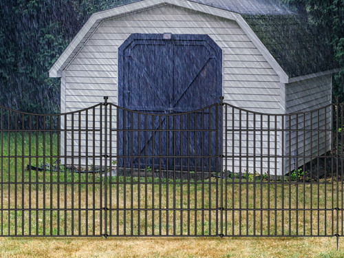 24ft garden fence with - 24ft, 32"