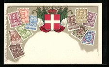 Lithograph Italy, Stamps and