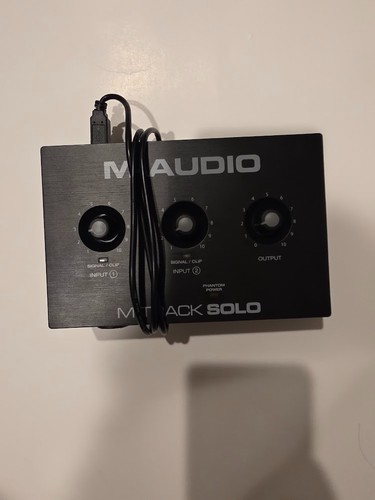 Audio track solo - m-audio, m-track