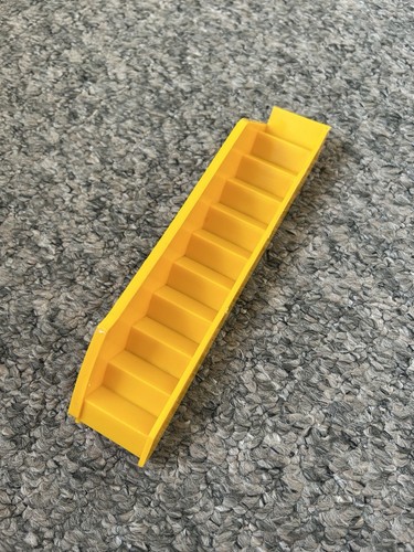 Miniature plastic yellow toy - plastic,