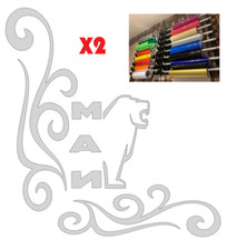 MAN truck window decals x 2