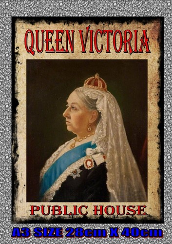 Queen victoria pub sign - pub,
