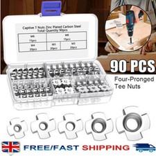 90pcs M3 M4 M5 M6 M8 Zinc