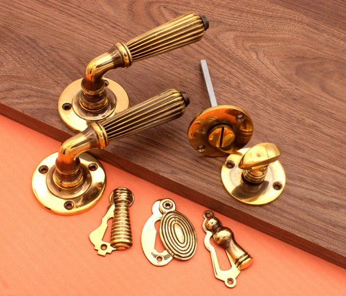 Aged brass regency - brass,