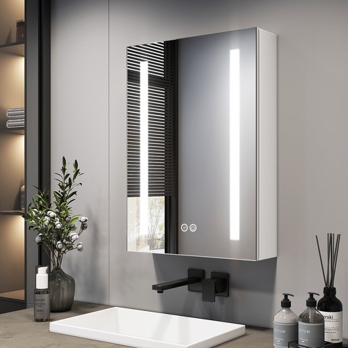 Bathroom mirror cabinet - mirror, led