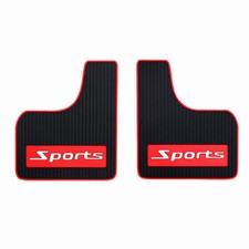 2Pcs Black Mud Flaps Splash Guards Trims For Car Pickup SUV Truck 10.6 "x 9.06"