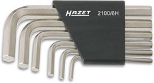 HAZET 2100/6H Hexagon Profile Offset Screwdriver Set - Nickel-Plated