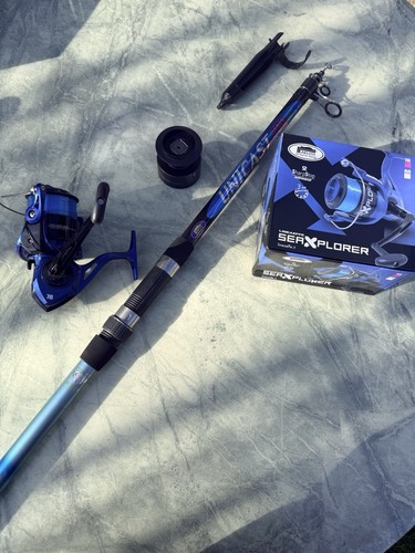 Fishing telescopic beachcaster - telescopic,
