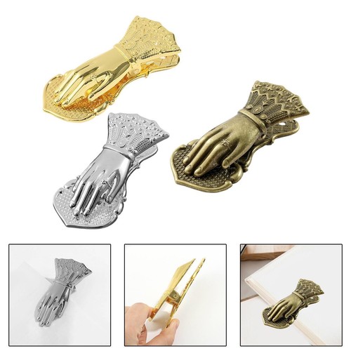 Vintage hand shaped - paper, clip