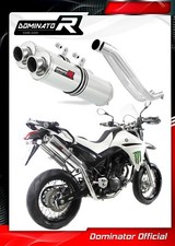 XT 660 X Exhaust ROUND Dominator Racing silencer muffler 2004 2005 2006 2007