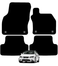 for Seat Leon 2013 TO 2020 MK3 Tailored Black Car Floor Mats Carpets 4 piece Set