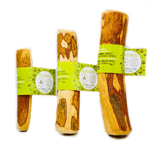 Olive wood dog chew - dog,