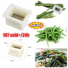Green Bean Vegetable Runner Slicer Cutter Stringer Remover Kitchen Tool UKDF89