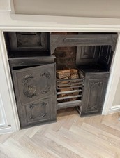 Antique Cast Iron Kitchen Cooker Range Fire Wood stove Burner 