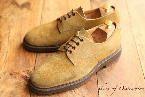 Trickers tan suede derby - trickers,