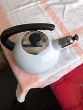 Vintage Whistling White Enamel