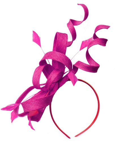 Large swirl loop sinamay - large,