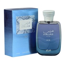 Rasasi Hawas Ice For Men Eau De Parfum Spray 3.4 Oz/100 Ml -BRAND NEW SEALED B0X