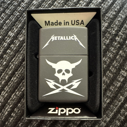 Zippo metallica skull - metallica, &