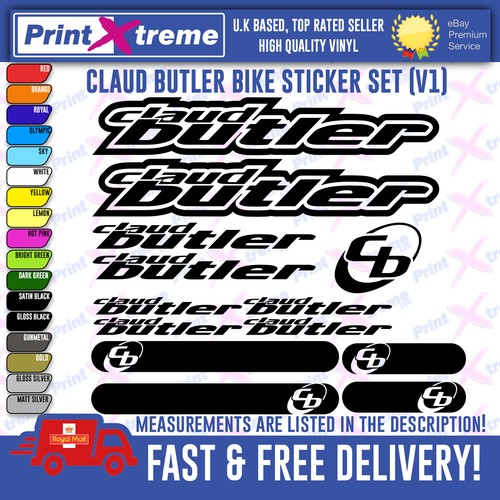 Claud butler bike decal - claud,