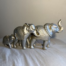 Elephant Ornament Silver Tone