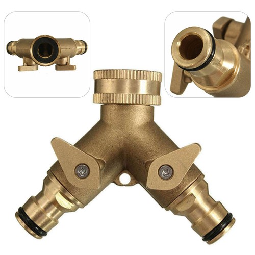 Way brass garden hose - garden, pipe