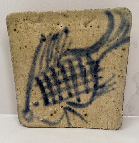 Bernard leach fish tile - bernard,
