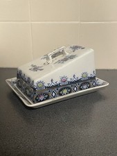 Antique Cheese Dome Butter Dish Victorian S Johnson Burslem