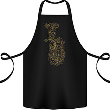 A Tuba Musical Instruments Brass Band Cotton Apron 100% Organic
