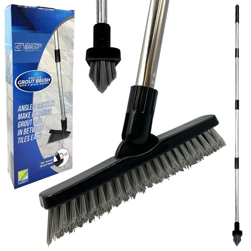 Grout cleaning brush long - cleaning,