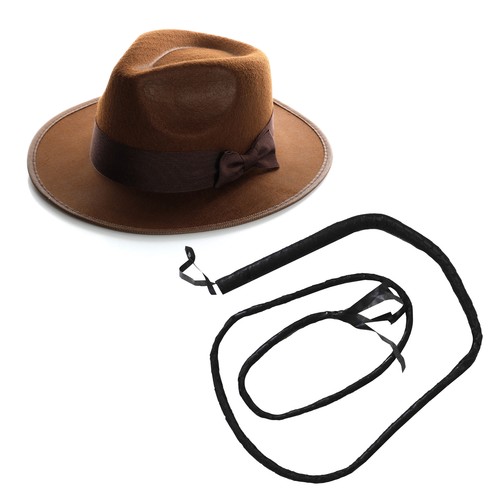 Brown felt fedora hat 5 - brown,