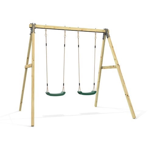 Rebo glide wooden double swing - glide,