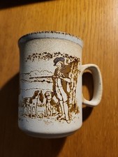 Dunoon Ceramics Stoneware Mug Hunting Scene Dogs