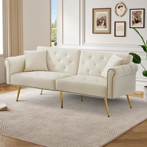 Seater fabric sofa bed - 2,