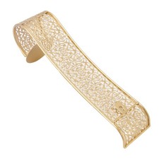 NEW Bright Gold Lace Candle