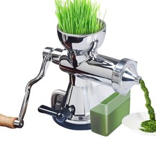 Manual Wheatgrass Juicer Portable Cold Press Juicer for Celery Fruit Lettuce
