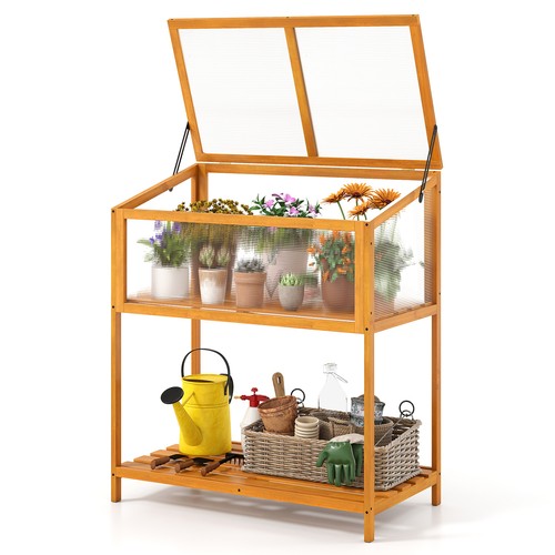 Costway wood cold frame - wood,