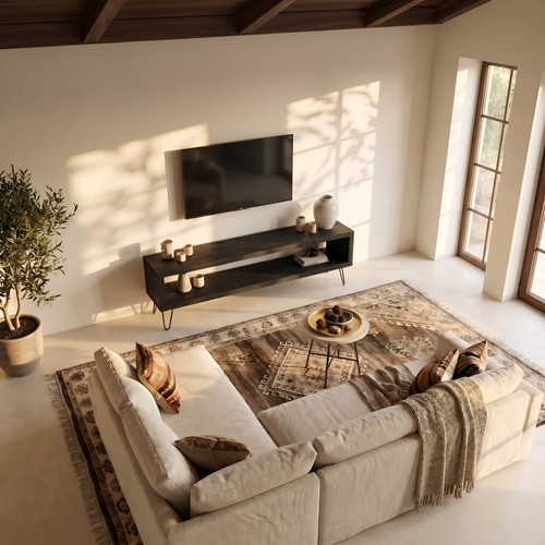 Solid wood chunky unit - solid,