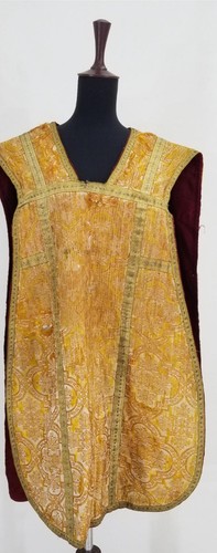 Antique french brocade church - antique,