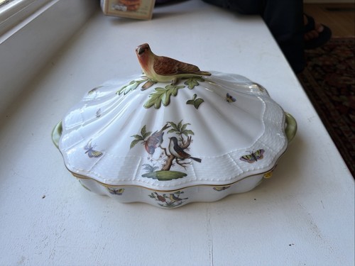 Herend rothschild bird - herend, covered