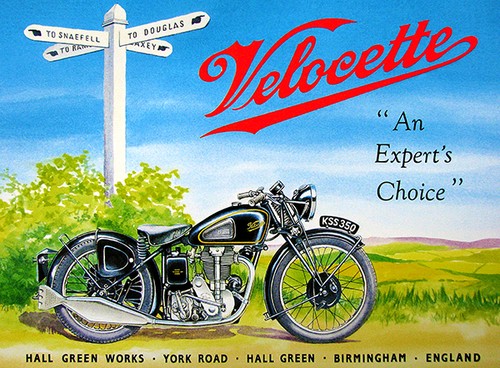 1947 velocette kss 350 - velocette,