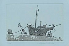 Signed, Limited Sepia Etching