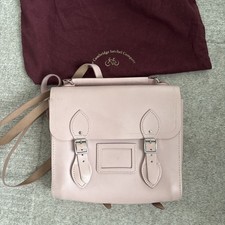 The Cambridge satchel company Leather pink Satchel Bag backpack PRELOVED