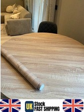 Oak Wood Effect Vinyl Wrap Self Adhesive Furniture Sticker Waterproof
